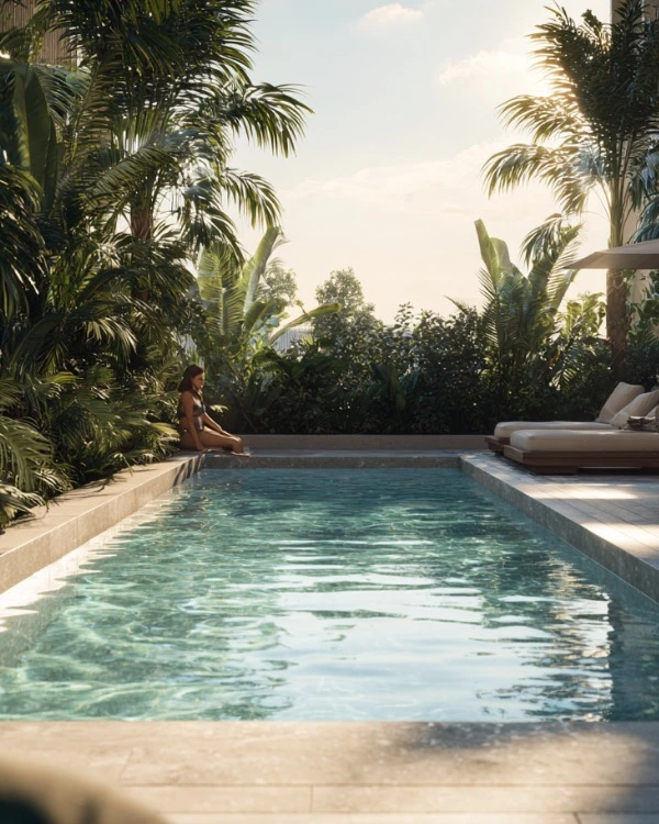 Piscina Amazonia Apartamentos en Escazu