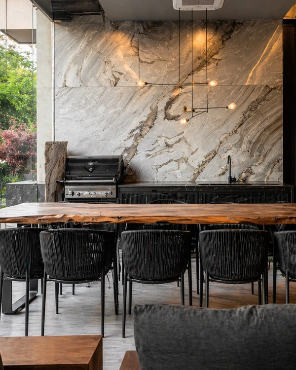 Lounge Piscina Amazonia Apartamentos en Escazu